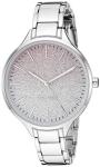 Elegant Silver Nine West Dress Watch NW/2337OMSV