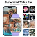 Luxury Fitness Smartwatch with Heart Rate Monitor