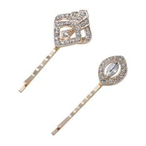 Vintage 1920s Crystal Rhinestone Hair Pins