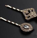 Vintage 1920s Crystal Rhinestone Hair Pins