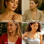 Gold Cross Necklace for Women and Teens