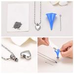 Heart Urn Necklace for Ashes - Customizable Pendant