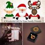 Custom Photo Pendant Necklace with Rhinestone Bezel