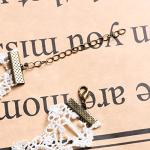 Elegant Lace Necklace and Flower Pendant Jewelry Set