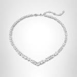 Swarovski Mesmera Necklace with Clear Mixed-Cut Stones