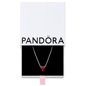 PANDORA Sparkling Heart Halo Pendant Necklace