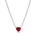 PANDORA Sparkling Heart Halo Pendant Necklace
