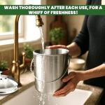 Utopia Kitchen Compost Bin - Countertop Size Options