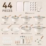 44pcs Nonstick Cookware and Bakeware Set