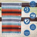 Mexican Serape Blanket for Outdoor and Travel