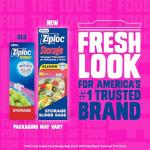 Ziploc Sliding Storage Bags, 190 Liters