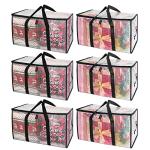 Oversized Clear Moving Bags - 6 Pack