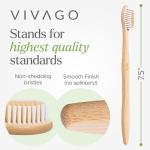 10-Pack Eco-Friendly Bamboo Toothbrushes with Soft Bristles