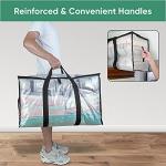 Oversized Clear Moving Bags - 6 Pack