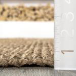 Hand Woven Jute Area Rug for High Traffic Spots