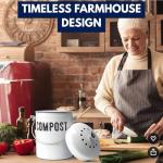 Granrosi 1.3 Gallon Indoor Compost Bin