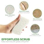 AIRNEX Eco-Friendly Dual-Sided Kitchen Sponges - 12 Pack