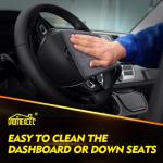 12 Ultra-Absorbent Non-Lint Microfiber Cleaning Cloths