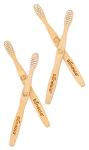 Gondola Kids' Bamboo Toothbrushes - Eco Friendly 4 Pack