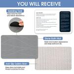 Diatomaceous Earth Bath Mat - Quick Drying Gray