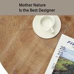 Bohemian Natural Wood Round Coffee Table 73.9cm