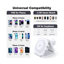 3-in-1 Foldable Magnetic Charger for Apple Devices