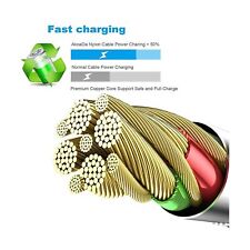 Apple MFi Certified 6-Pack Nylon Braided iPhone Chargers