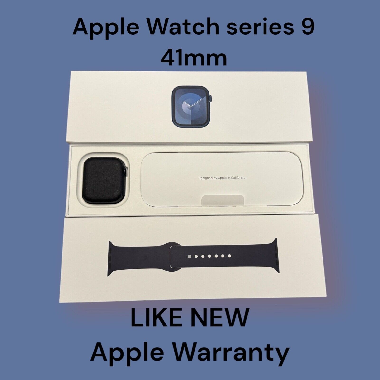 Apple Watch Series 9 41mm Midnight Bundle