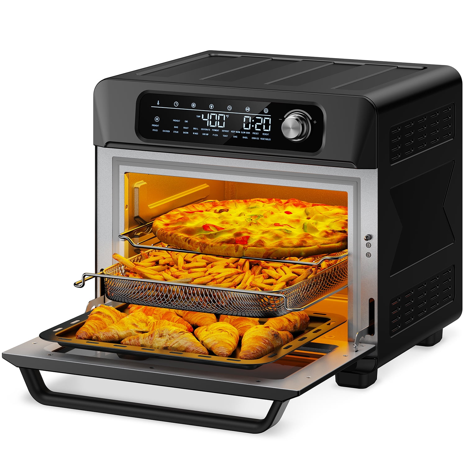 26QT Large Convection Air Fryer Oven with Recipes