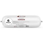 Wild-Caught Venison Raw Dog Food Rolls