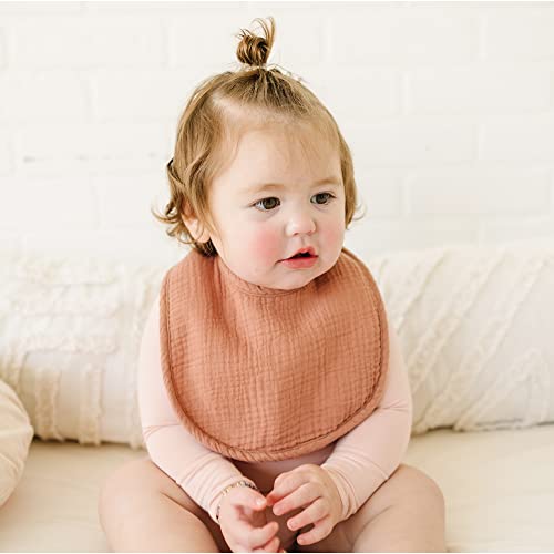 8-Pack Muslin Baby Bandana Bibs