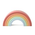 Itzy Ritzy Rainbow Stacker Toy - Includes 5 Arches for Stacking – Helps Develop Hand-Eye Coordination – Rainbow