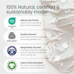 Woolino Toddler Sleeping Bag, 4 Season Merino Wool and Organic Cotton Baby Sleep Bag or Sack, 2-4 Years, Sage