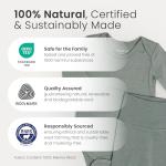 Woolino 100% Superfine Merino Wool Baby Bodysuit - Long Sleeve Onesies for Boy and Girl - 12-18 Months - Blush