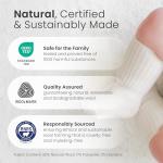 Woolino Baby Wool Socks from, Washable Merino Wool Toddler Children Socks, 2-4 Years, Cork (Pack of 3)