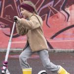 Ecoable Kids Wool Pants with Suspenders: Organic Merino Wool High Waist Trousers for Boys and Girls, 1-8 Years (EU 86-92/1-2 Years, Olive)