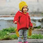 Ecoable Toddler and Kids Mittens, Organic Merino Wool Snow Gloves | Warm Winter Hand Covers with String for Boys and Girls (Sz 3 | 2-5 years, Pacific)