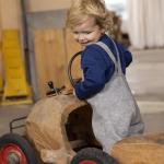 Ecoable Kids Wool Pants with Suspenders: Organic Merino Wool High Waist Trousers for Boys and Girls, 1-8 Years (EU 86-92/1-2 Years, Olive)