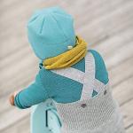 Ecoable Kids' Winter Hat: Beanie with Ear Flaps and Chin Strap, Organic Merino Wool and Cotton (Size 3, Grey)