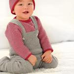 Ecoable Baby Wool Pants: Organic Merino Wool Knitted Clothes for Boys and Girls, Newborn - 4 Years (1-2 Years/EU 86-92, Cassis)