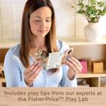 Fisher-Price Wood Montessori Toy Dressing Board, American Montessori Society Seal of Excellence, Early Life Skills Learning Busy Activity for Preschool Kids Ages 3+ Years​ (Amazon Exclusive)