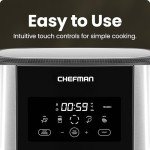 Chefman TurboFry® Touch XL Air Fryer, 8-Qt