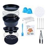 12-Piece Air Fryer Accessories Kit - Versatile Tools