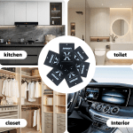 Our High-Quality [Shape X] car air fresheners, which can be used as decorations for car rearview mirrors, are available in sets