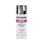 Rust-Oleum 7718830 Stops Rust Bright Coat Metallic Spray Paint, 11 Oz, Chrome (Pack of 1)
