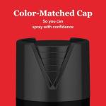 Krylon Fusion All-In-One Adhesive Spray Paint for Indoor/Outdoor Use, 12 oz, Black