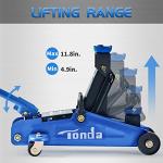Tonda Floor Jack, Hydraulic Portable Car Jack, 2 Ton (3,800 lb) Capacity, Blue