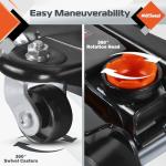 AV Steel Floor Jack 2.5 Ton (5500 lbs), Low Profile Floor Jack with Single Piston Pump, Heavy Duty Steel Hydraulic Jack for Car, Jack for Car with Lifting Range 3.4'' to 14.6''