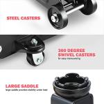 DNA Motoring TOOLS-00234 Low Profile Hydraulic Trolley Service/Floor Jack, 2 Ton (4000 lbs) Capacity, Lifting Range 5.1"-13", Black