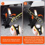 Scissor Car Jack 2 Ton (4409 lbs) Tire Changing Kit with Lug Wrench - Emergency Kit for Car, SUV, MPV